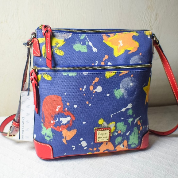 Dooney & Bourke Bags Nwt Dooney And Bourke Graffiti Navy Crossbody